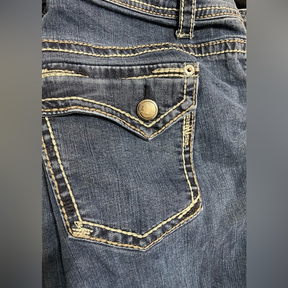 Lane Bryant Crop Genius Fit size 18 Blue Jeans - Picture 3 of 6